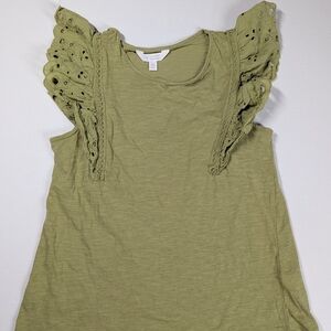 The Limited Olive Green Women's Top